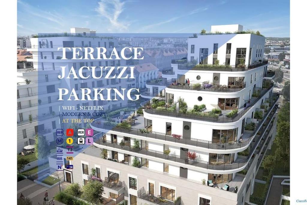 Residence Abraham - Guest Room 1 Ladefense U-Arena #Terasse #Fibre #Netflix Bois-Colombes Extérieur photo